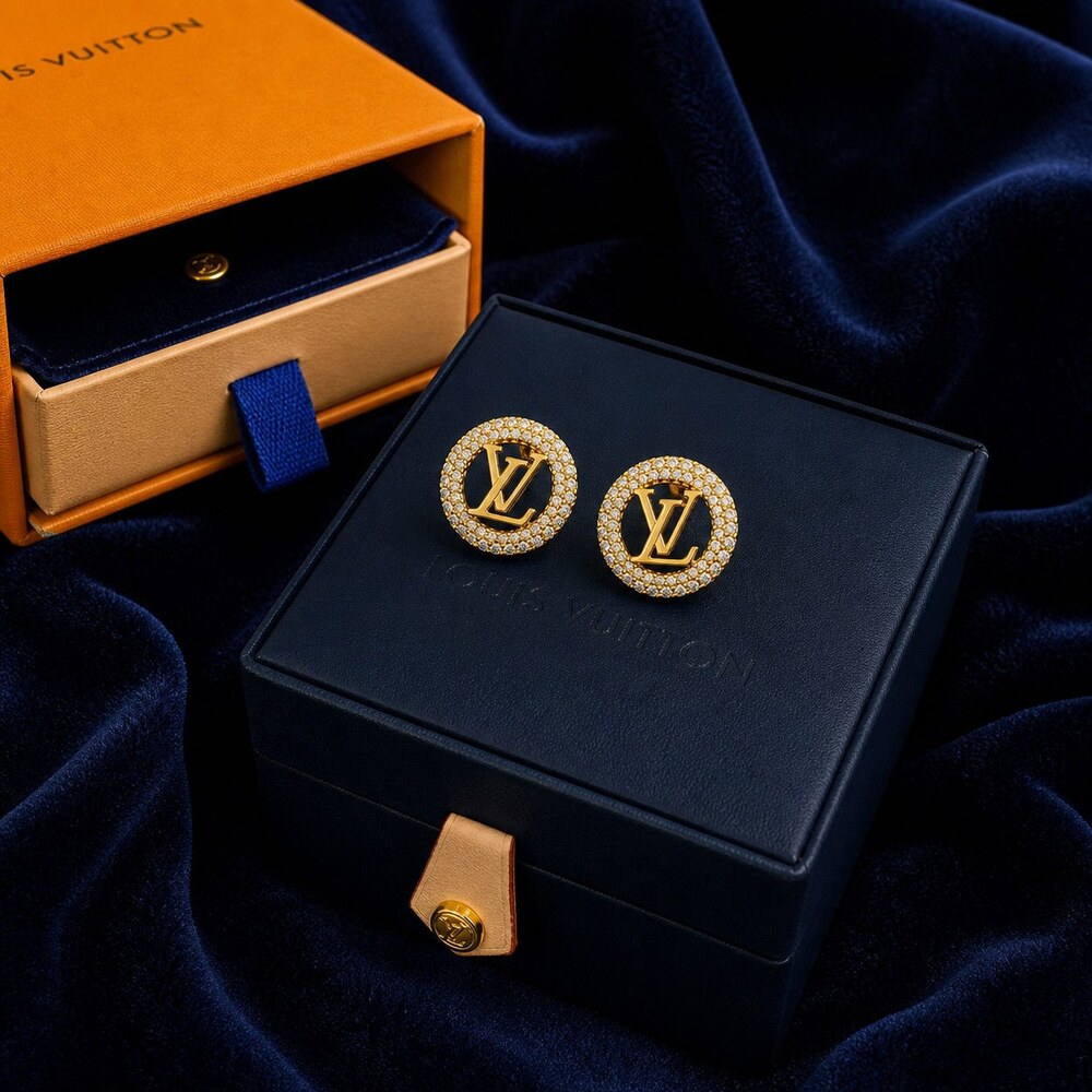 Louis Vuitton Signature Earrings Style 7 | New with Box - Picture 6 of 9